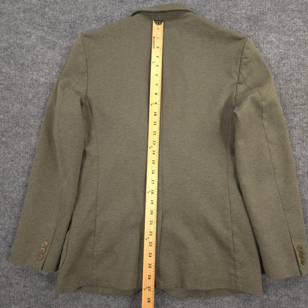 J Crew Thompson Knit Blazer Mens 38R Olive Heather Slim Fit Business Casual